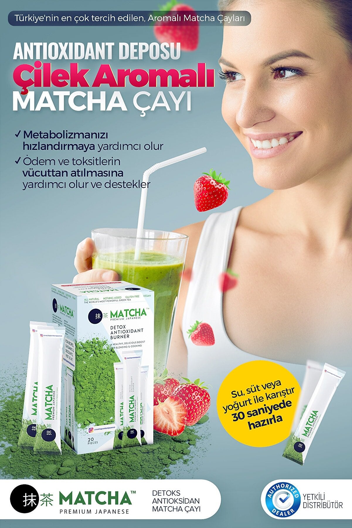 Matcha Premium Japanese Çilek